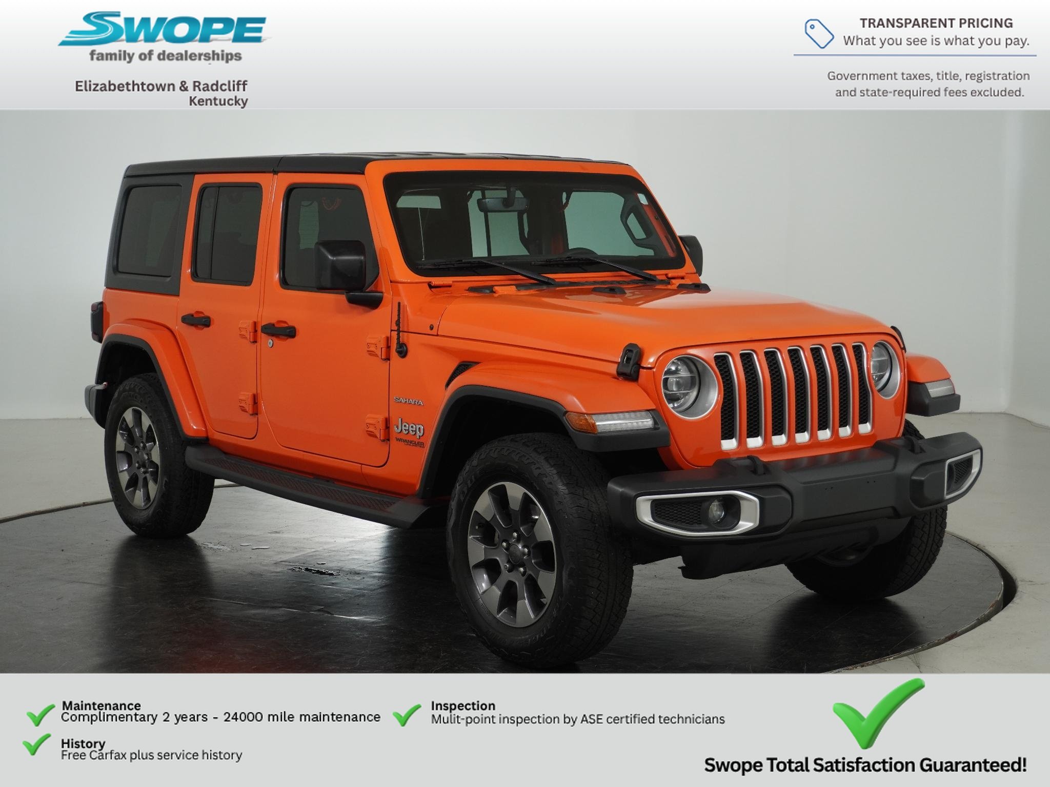 2019 Jeep Wrangler Unlimited Sahara