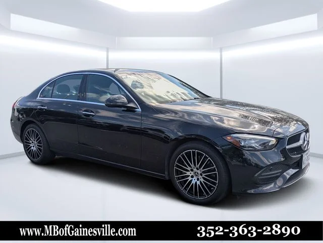 Used 2025 Black Mercedes-Benz C 300 image 1