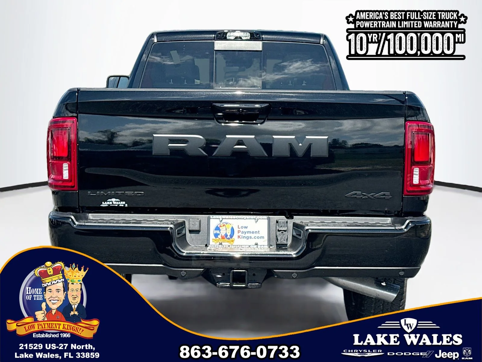 New 2026 Diamond Black Crystal Pearl-Coat Exterior Paint RAM Limited image 5