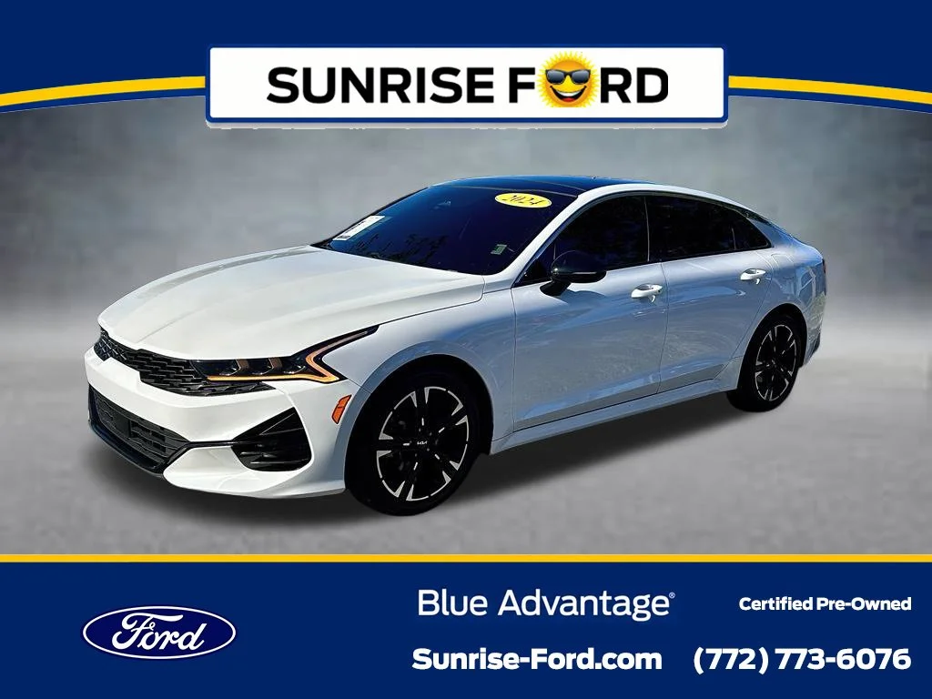 Certified Used 2024 Glacial White Pearl Kia GT-Line image 1