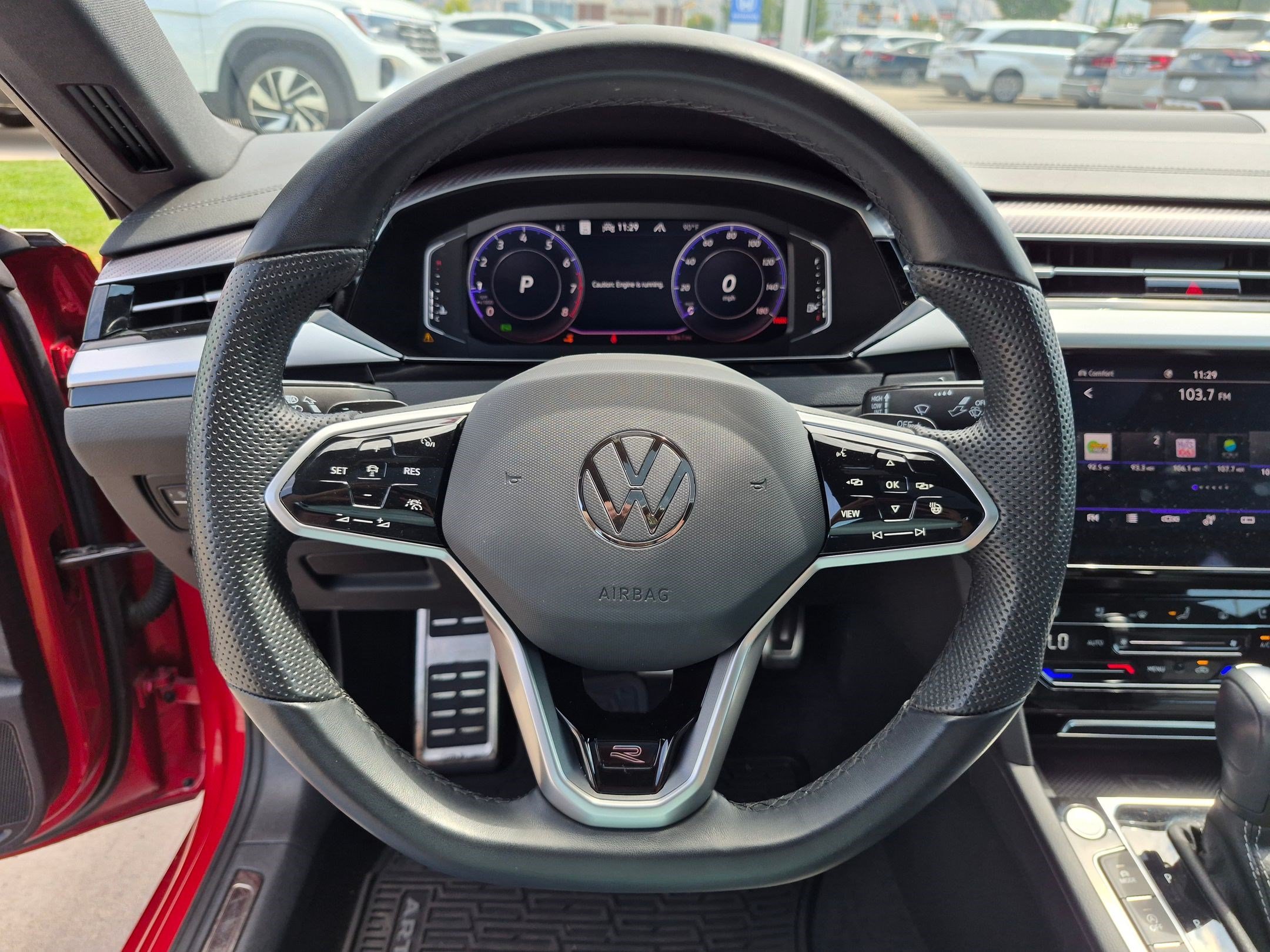 Used 2023 Kings Red Metallic Volkswagen SEL Premium R-Line image 16