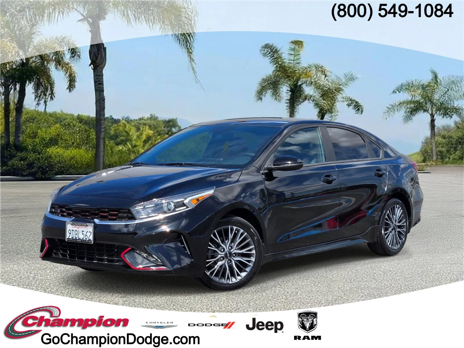 Used 2023 Aurora Black Kia GT-Line IVT image 1