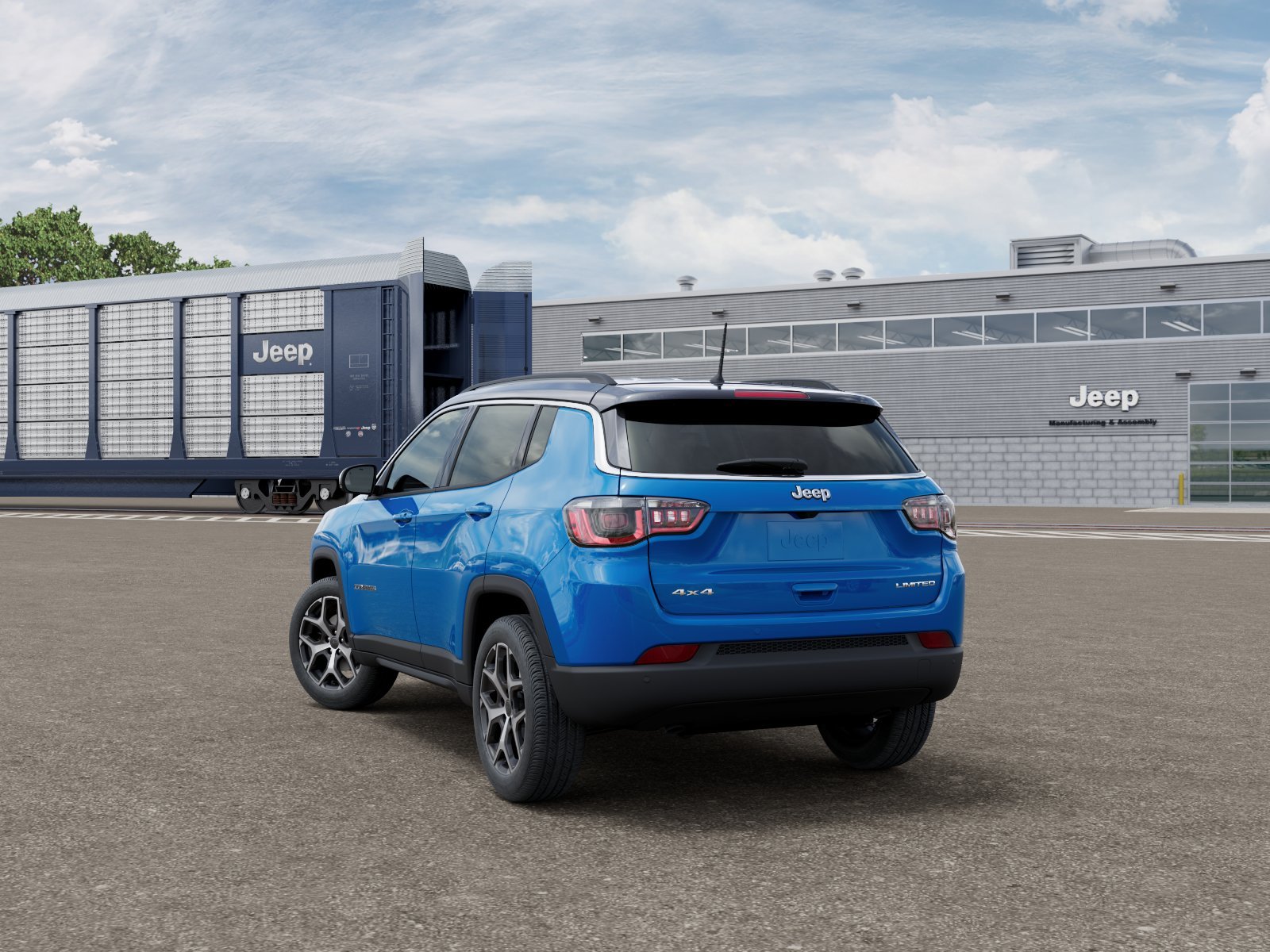 New 2026 Hydro Blue Pearlcoat Jeep Limited image 3