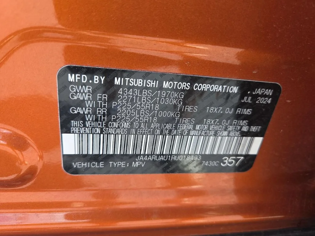 Certified Used 2024 Orange Mitsubishi 2.0 ES image 23