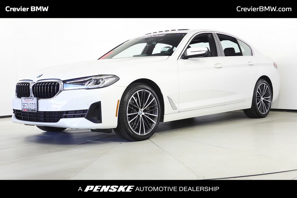 Certified Used 2023 Alpine White BMW 530i image 1