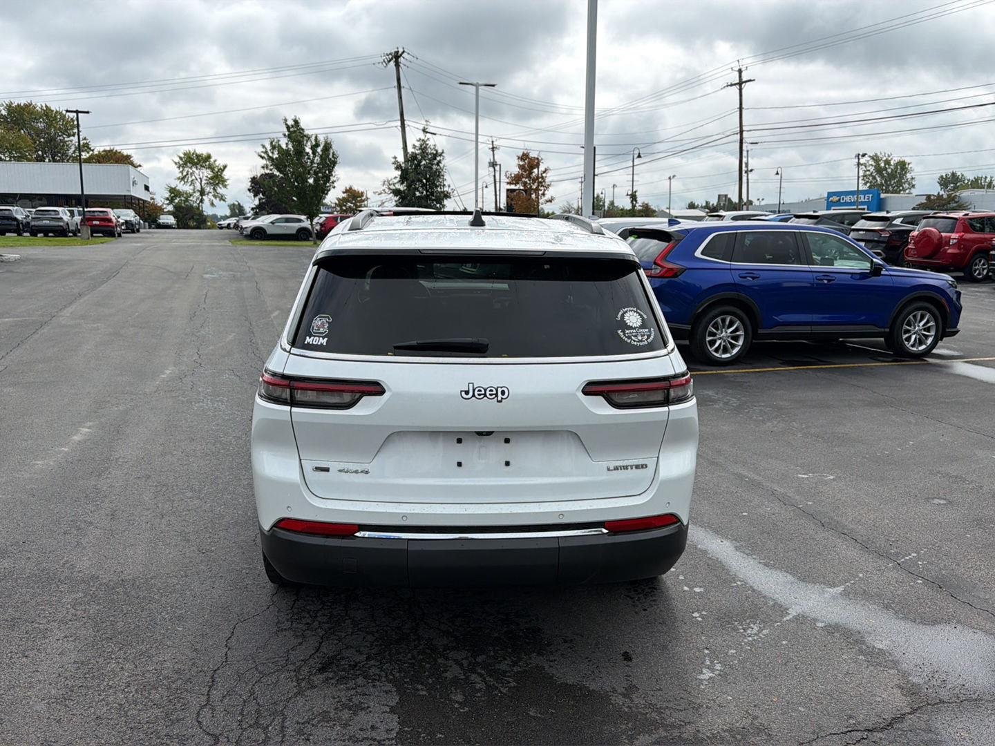 Used 2021 Bright White Clearcoat Jeep Limited image 6