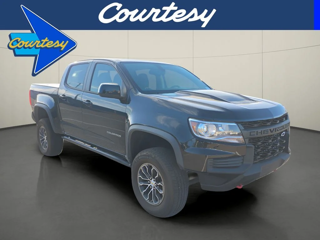 Certified Used 2022 Black Chevrolet ZR2 image 1