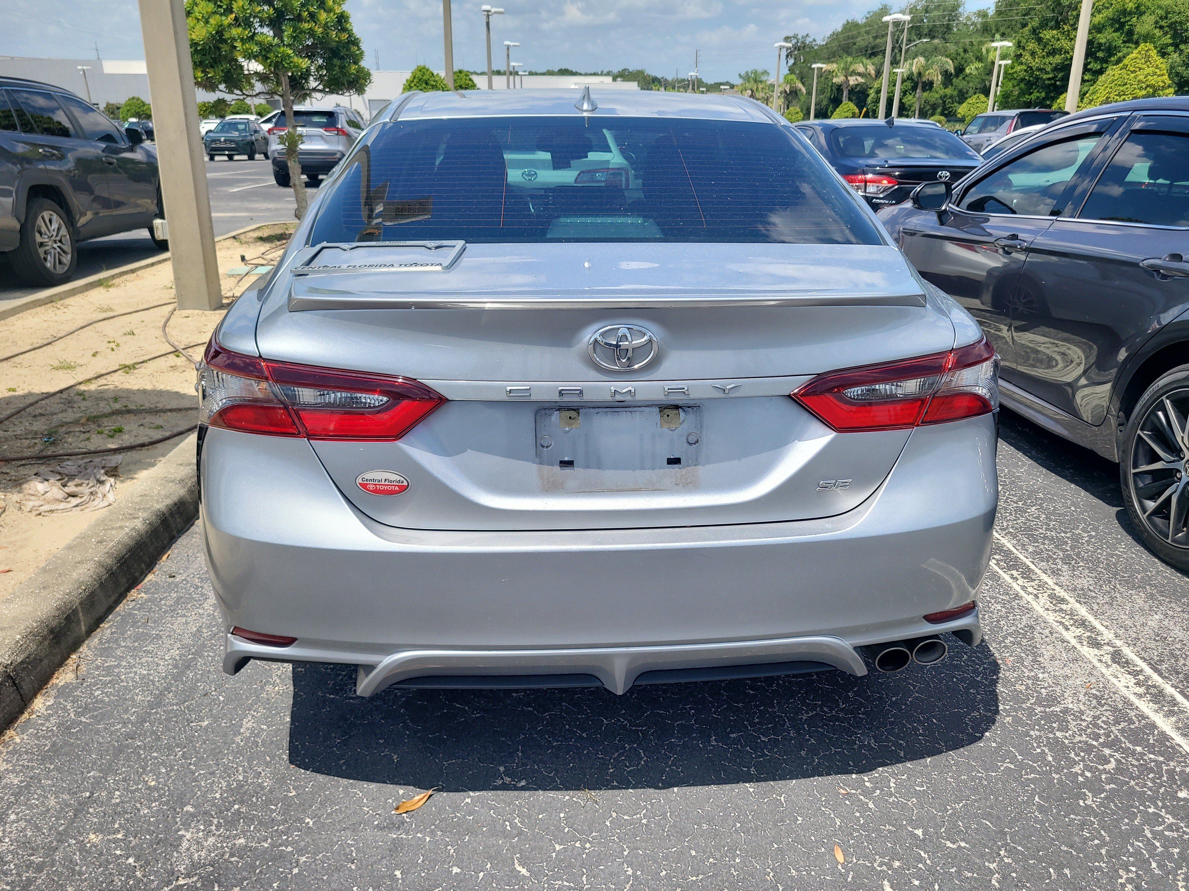 Used 2024 Celestial Silver Metallic Toyota SE image 5