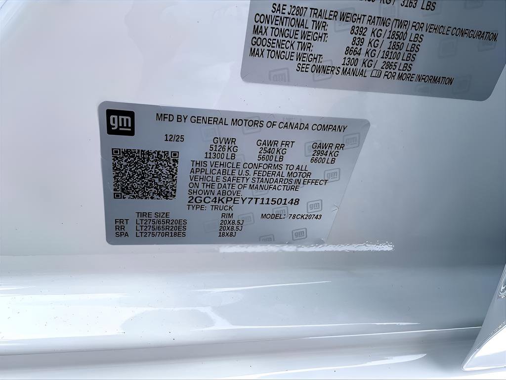 New 2026 Chevrolet Silverado 2500HD LTZ 4D Crew Cab