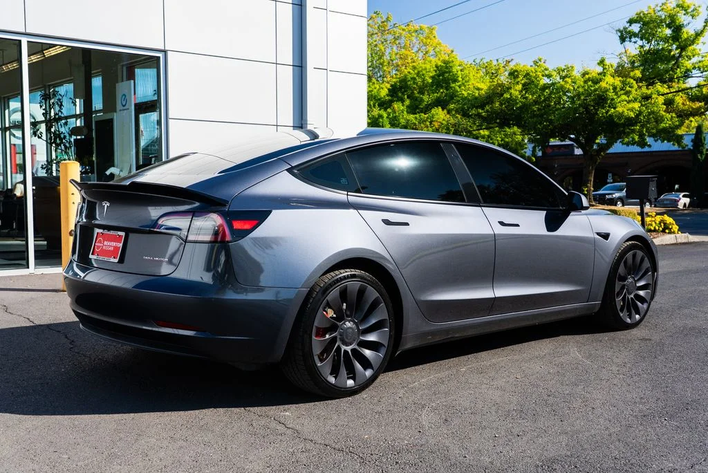 Used 2023 Gray Tesla Performance image 6
