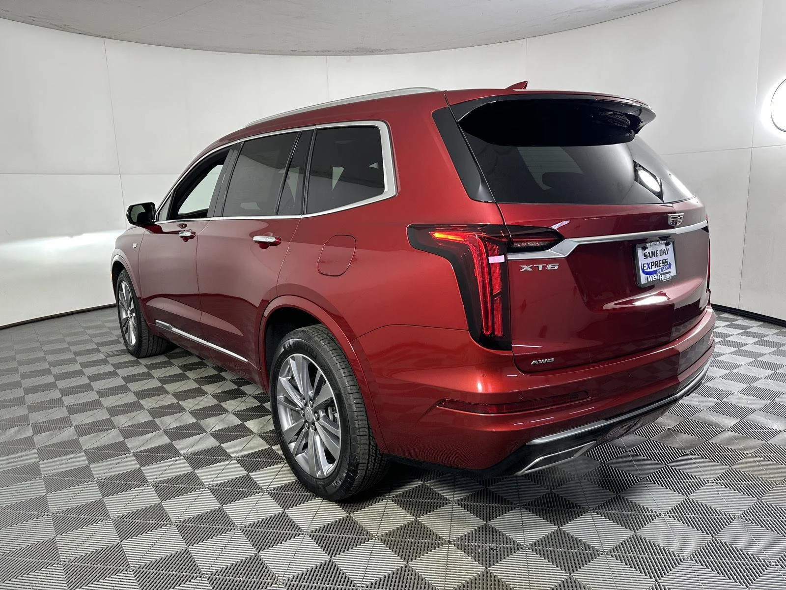 Used 2024 Radiant Red Tintcoat Cadillac AWD Premium Luxury image 12
