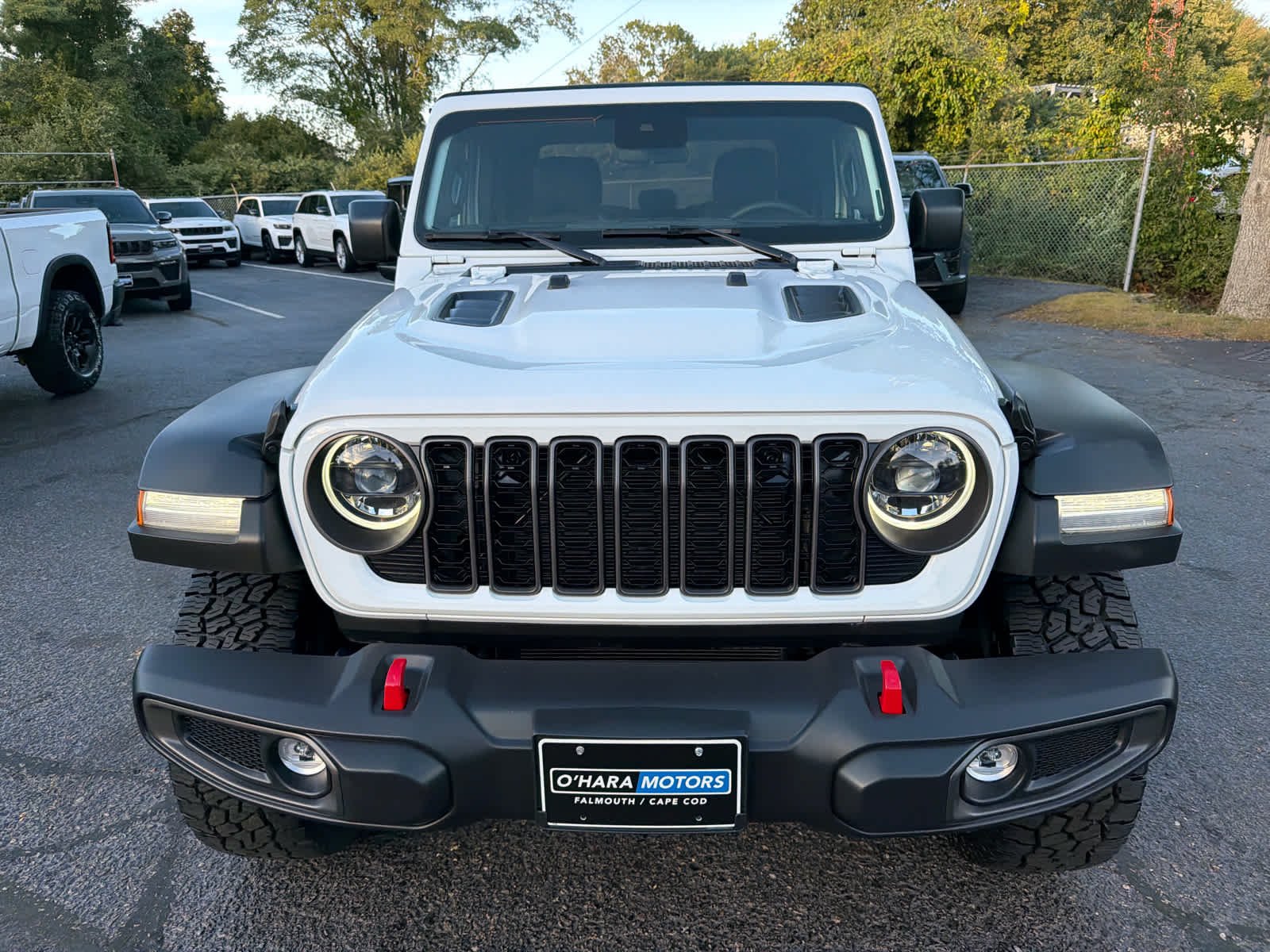 Used 2024 Bright White Clearcoat Jeep Rubicon image 2