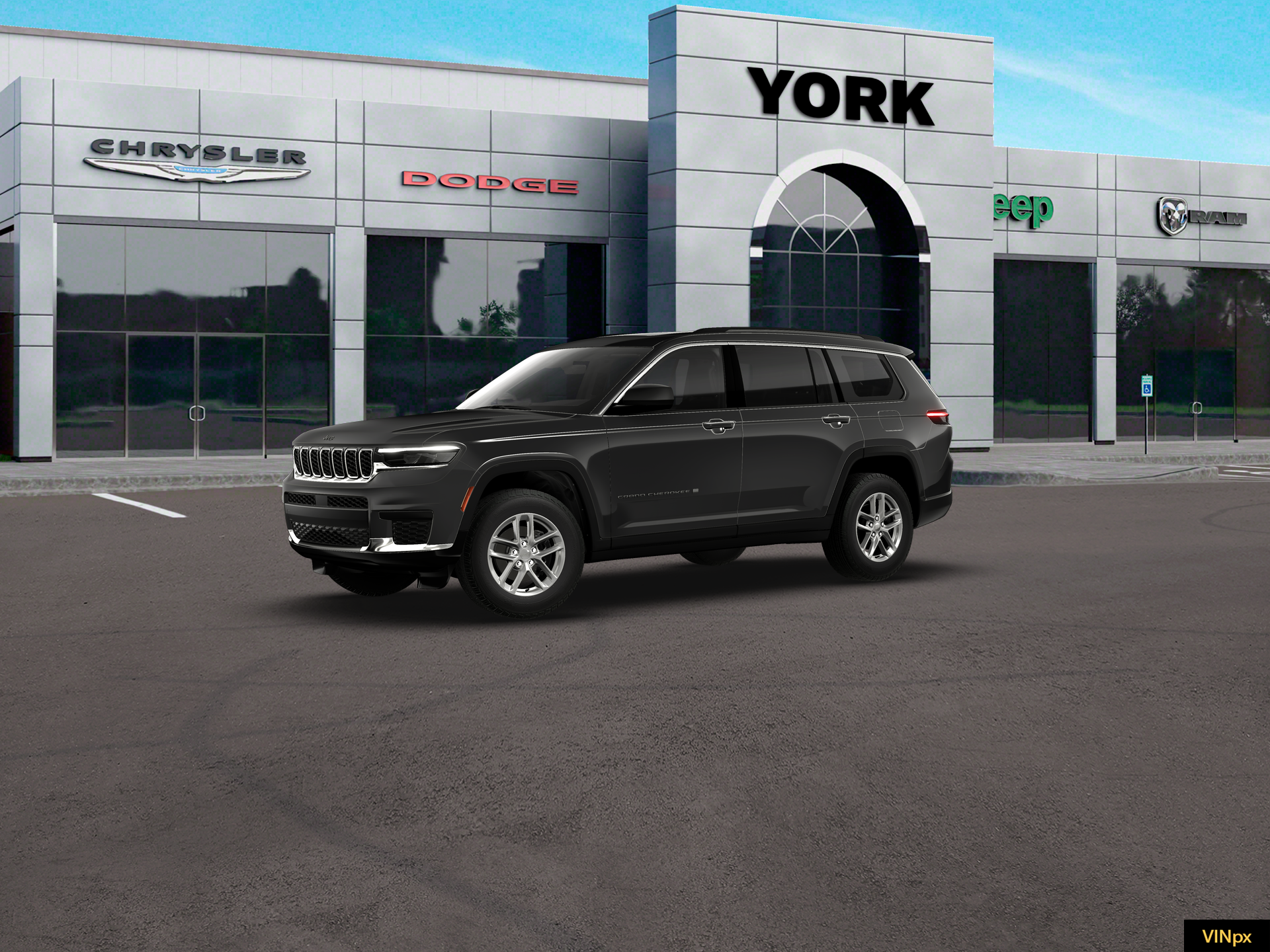 New 2026 Baltic Gray Metallic Clear-Coat Exterior Paint Jeep Laredo X image 14