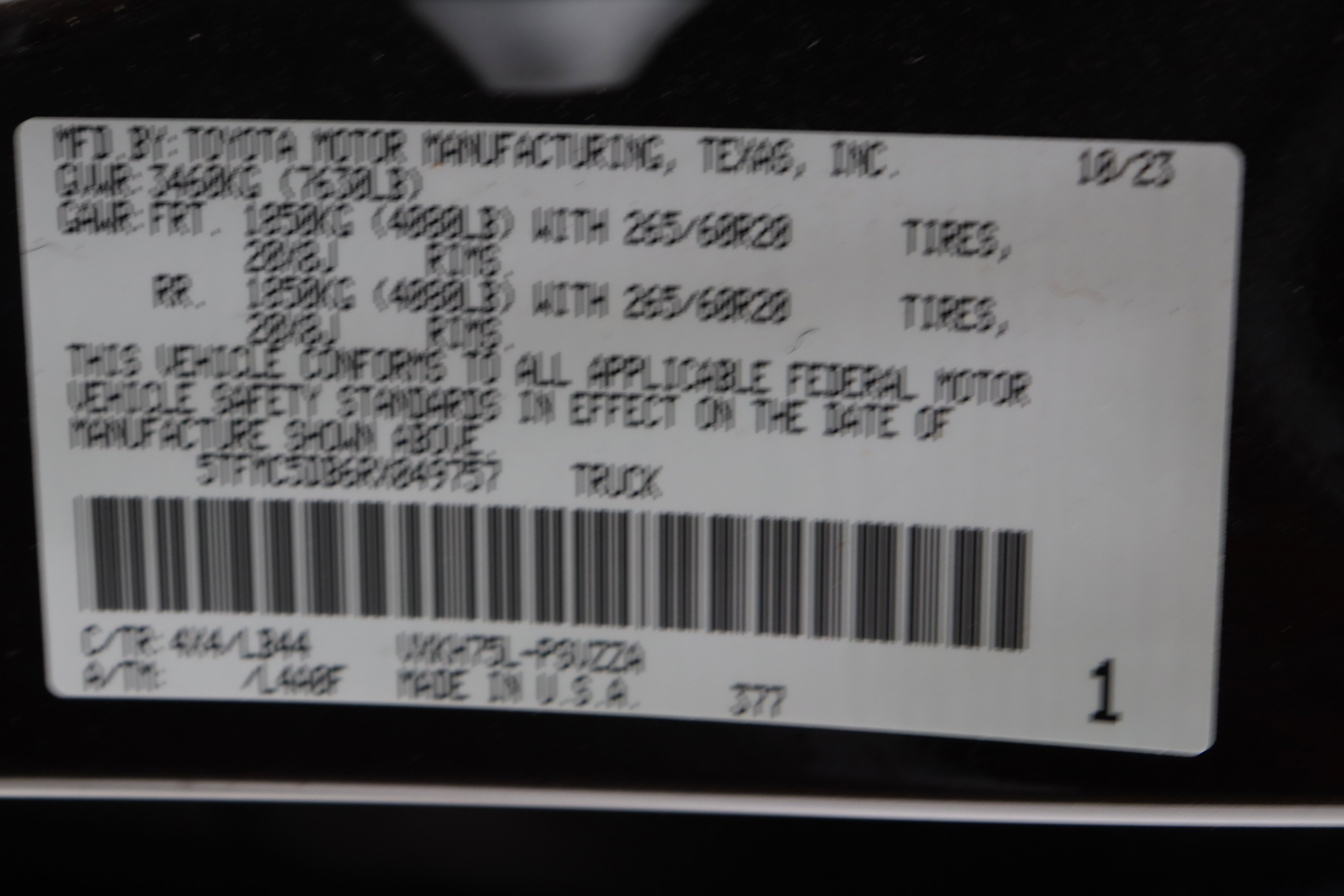 Used 2024 Smoked Mesquite Toyota 1794 Edition Hybrid 3.4T image 48