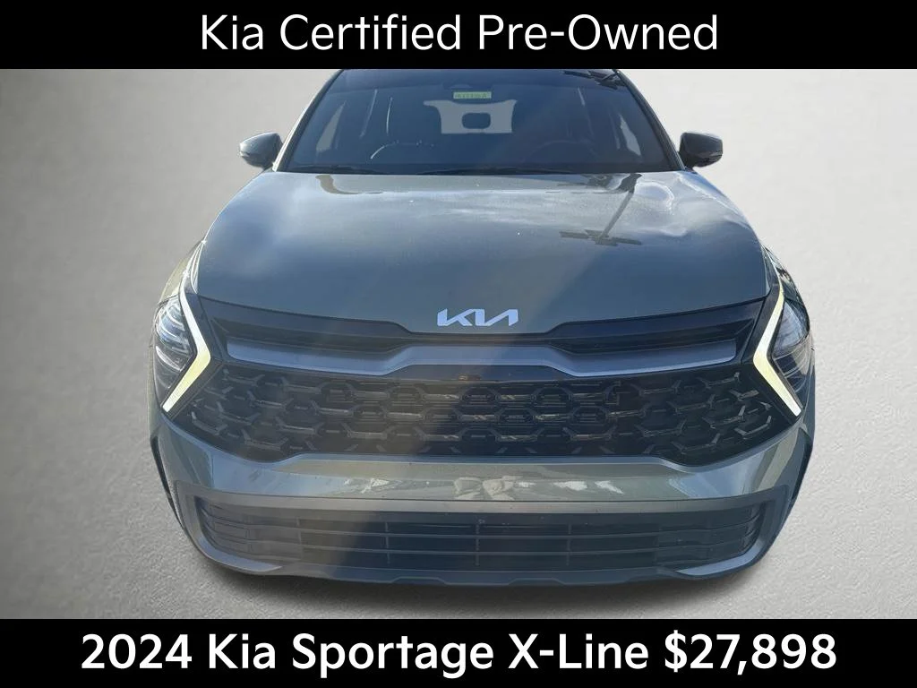 Certified Used 2024 Green Kia X-Line image 9