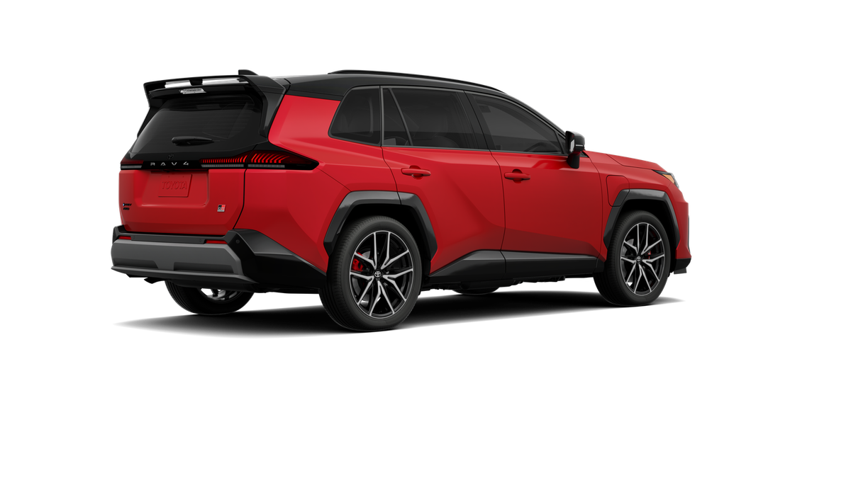 New 2026 Supersonic Red with Midnight Black Metallic roof Toyota GR SPORT image 10