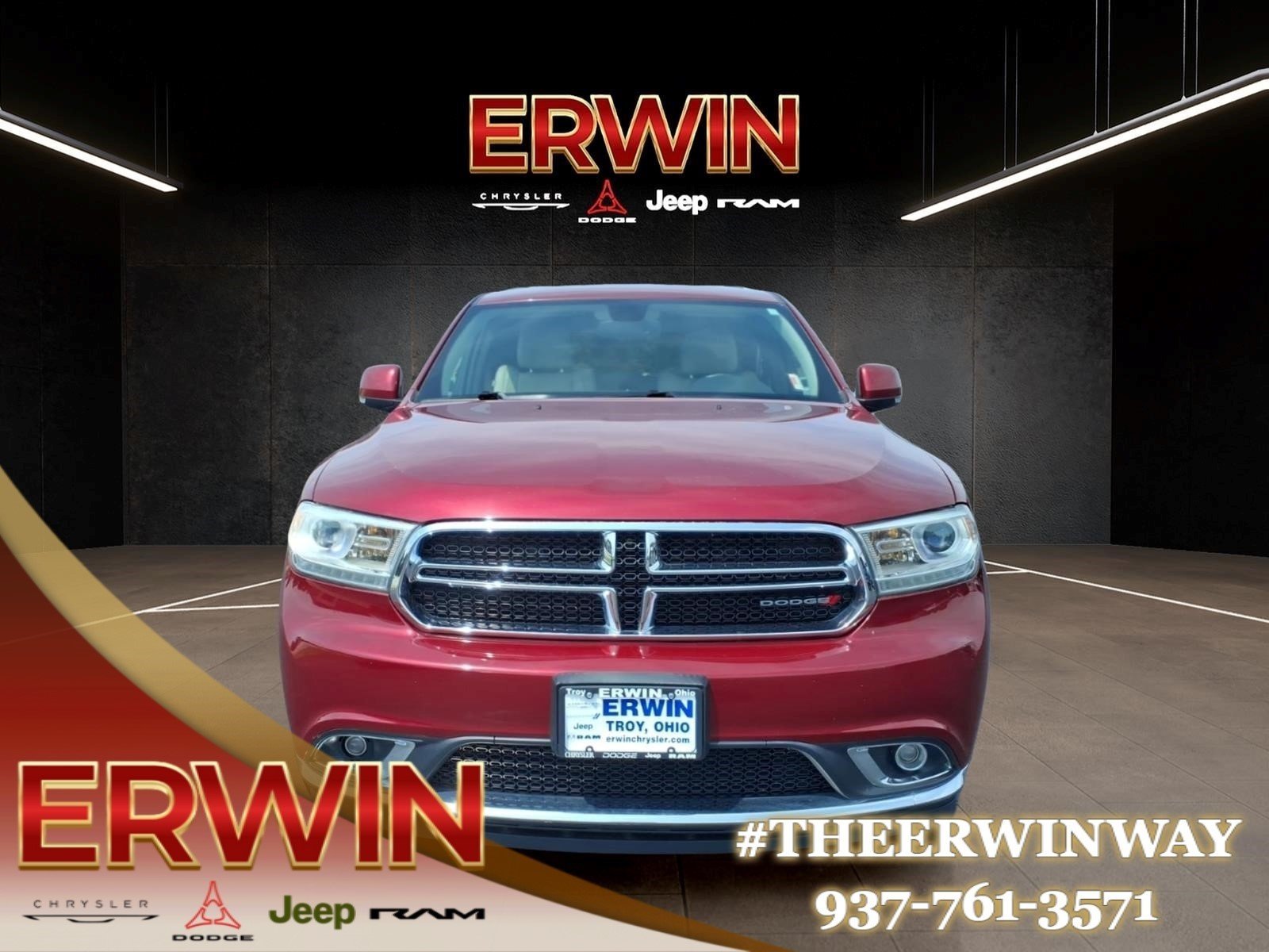 Used 2014 Dodge Durango Limited with VIN 1C4SDJDT3EC418386 for sale in Troy, OH