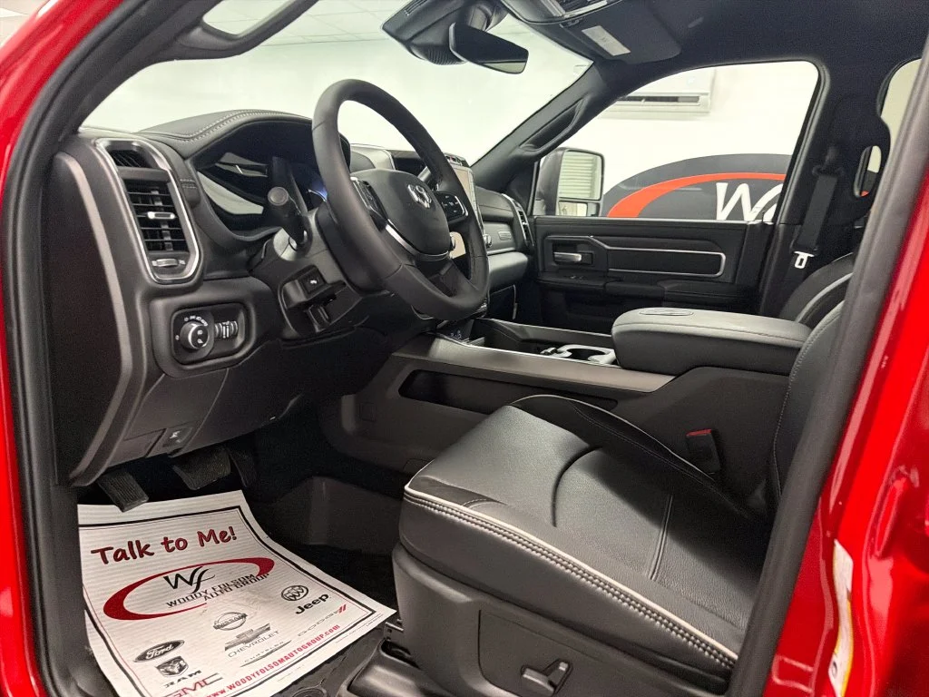 New 2026 Flame Red Clear-Coat Exterior Paint RAM Laramie image 11