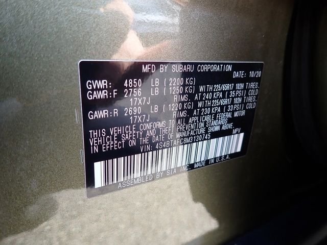 Certified Used 2021 Brown Subaru Premium image 17