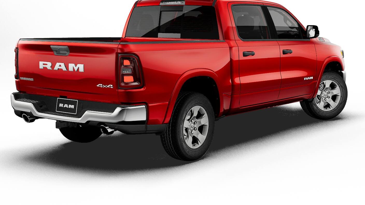 New 2027 Molten Red Pearl-Coat Exterior Paint RAM BIG HORN image 14