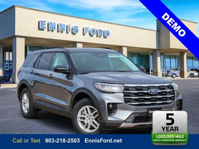 New 2026 Carbonized Gray Metallic Ford Active image 1