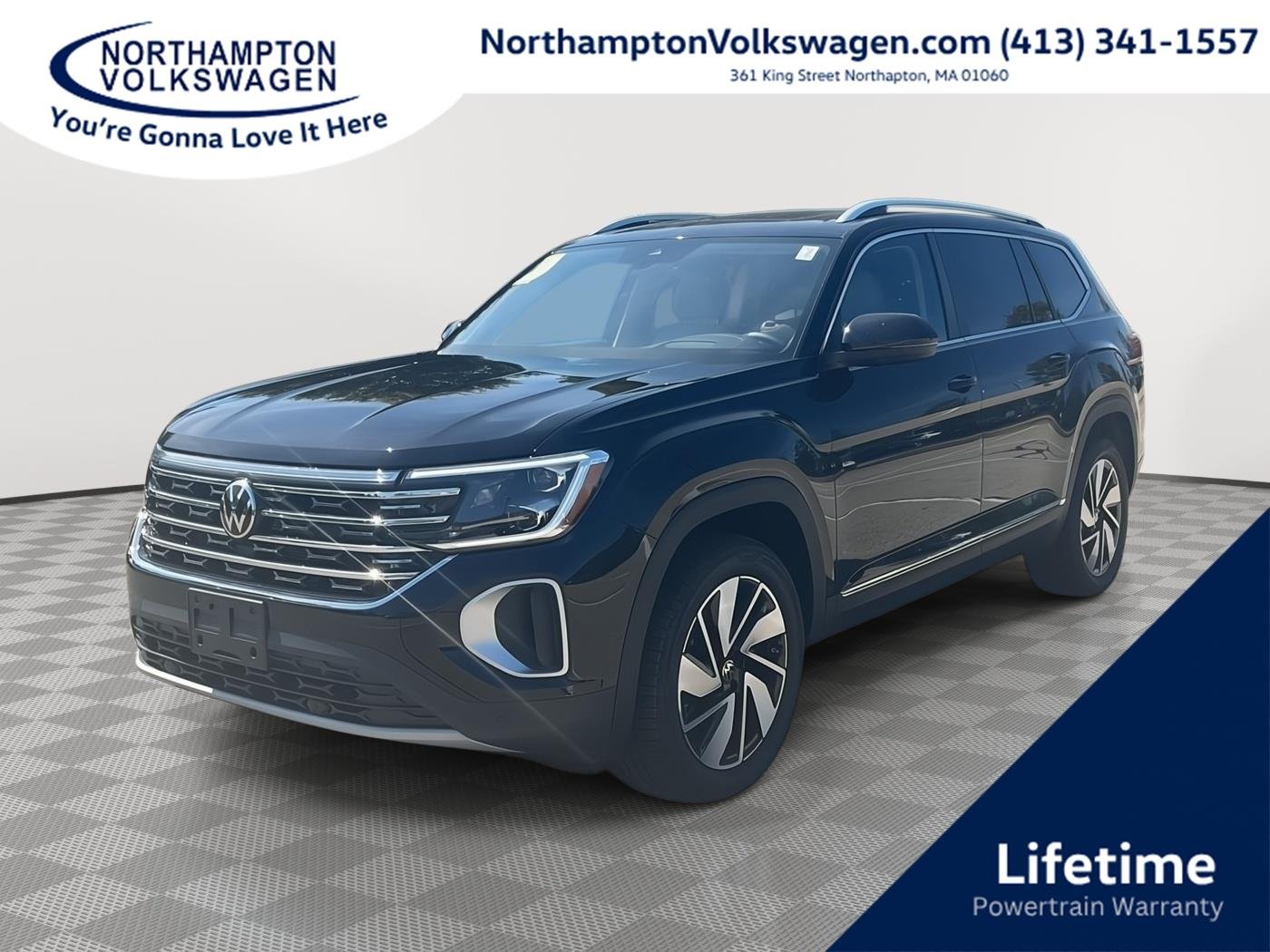 New 2026 Deep Black Pearl Volkswagen 2.0T SEL image 1
