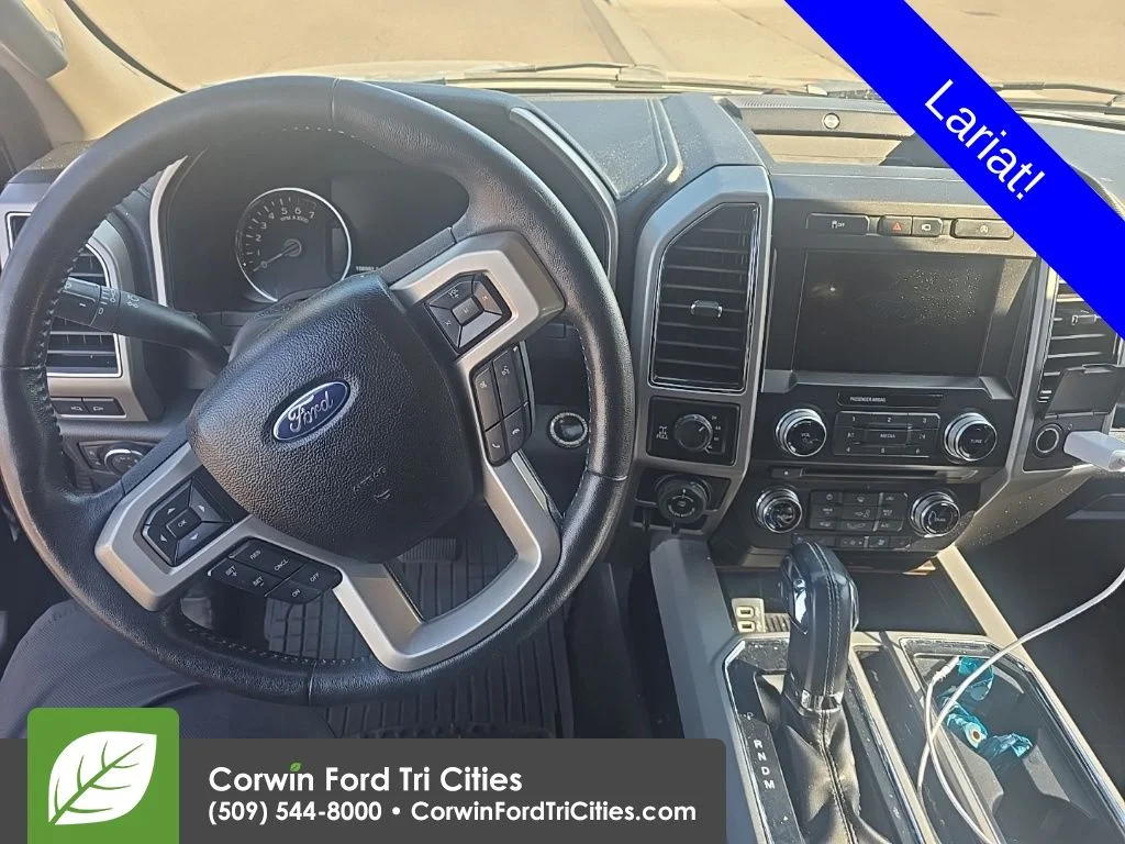 Used 2018 Blue Ford Lariat image 2