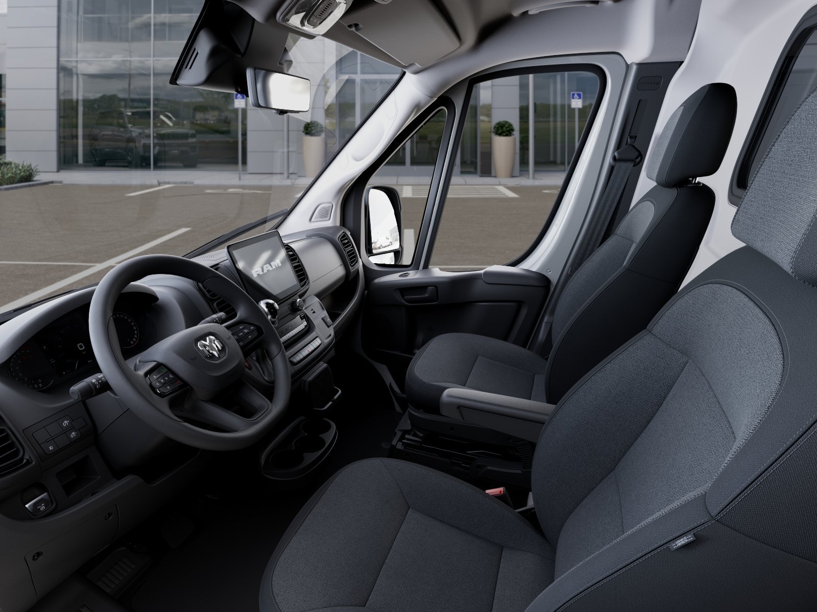 New 2026 Bright White Clearcoat RAM High Roof image 48