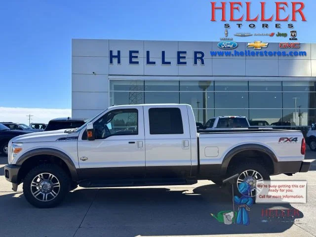 Used 2016 White Platinum Metallic Tri-Coat Ford King Ranch image 1