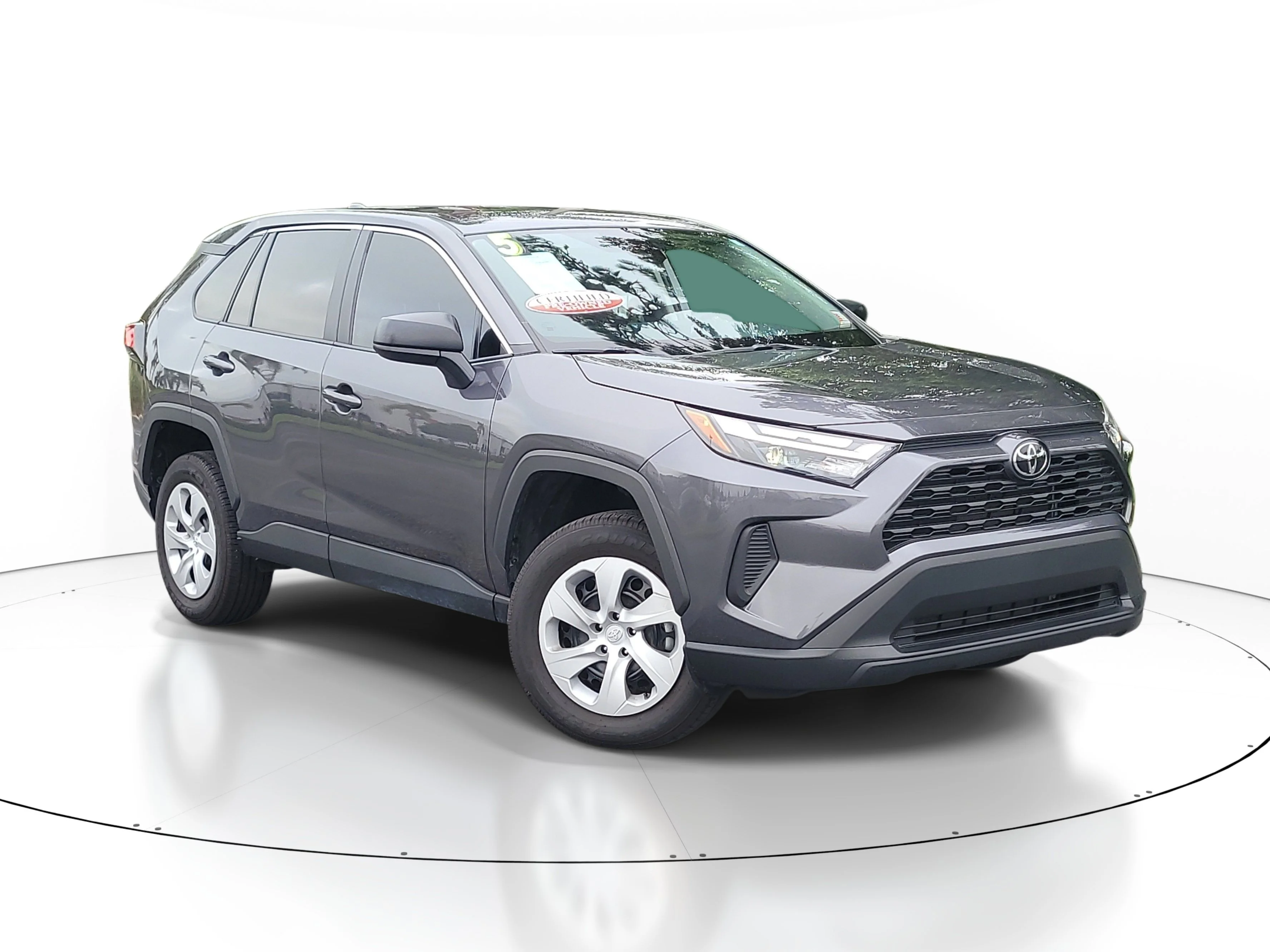 Used 2025 Magnetic Gray Metallic Toyota LE image 1