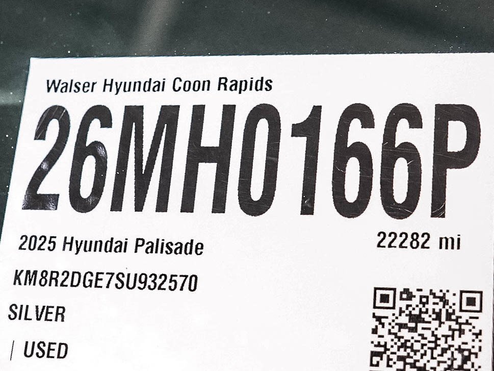 Certified Used 2025 Typhoon Silver Hyundai SEL AWD image 34