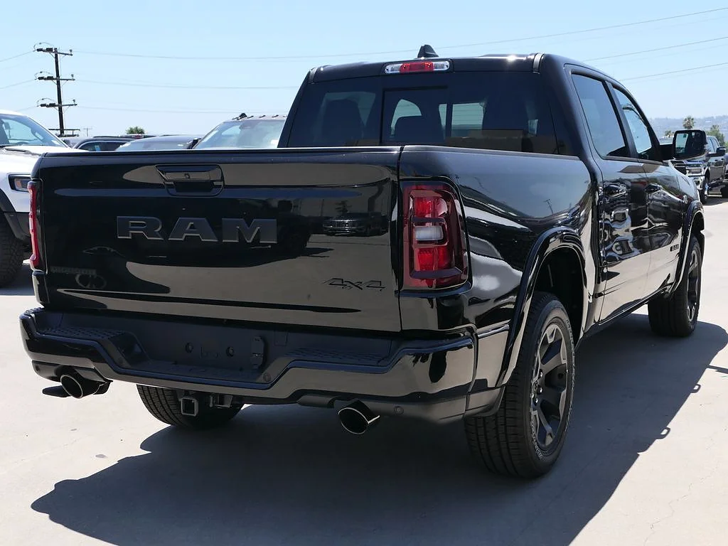 New 2026 Diamond Black Crystal Pearl Coat RAM Big Horn Crew Cab 4x4 5