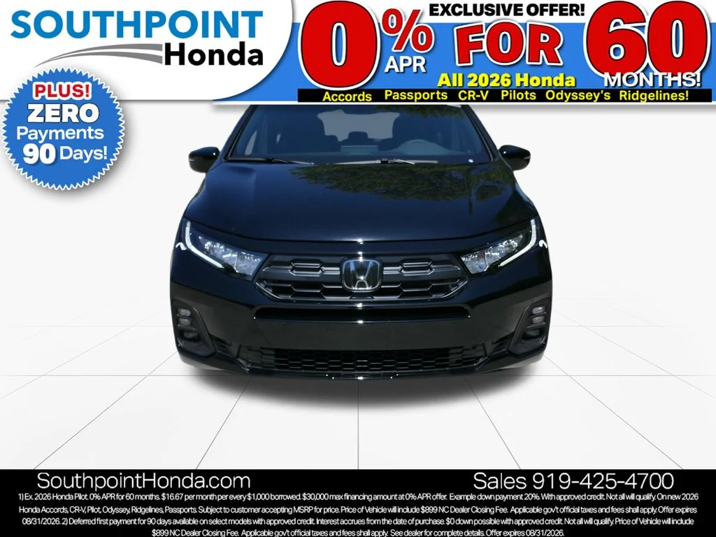 New 2026 Crystal Black Pearl Honda Sport-L image 2
