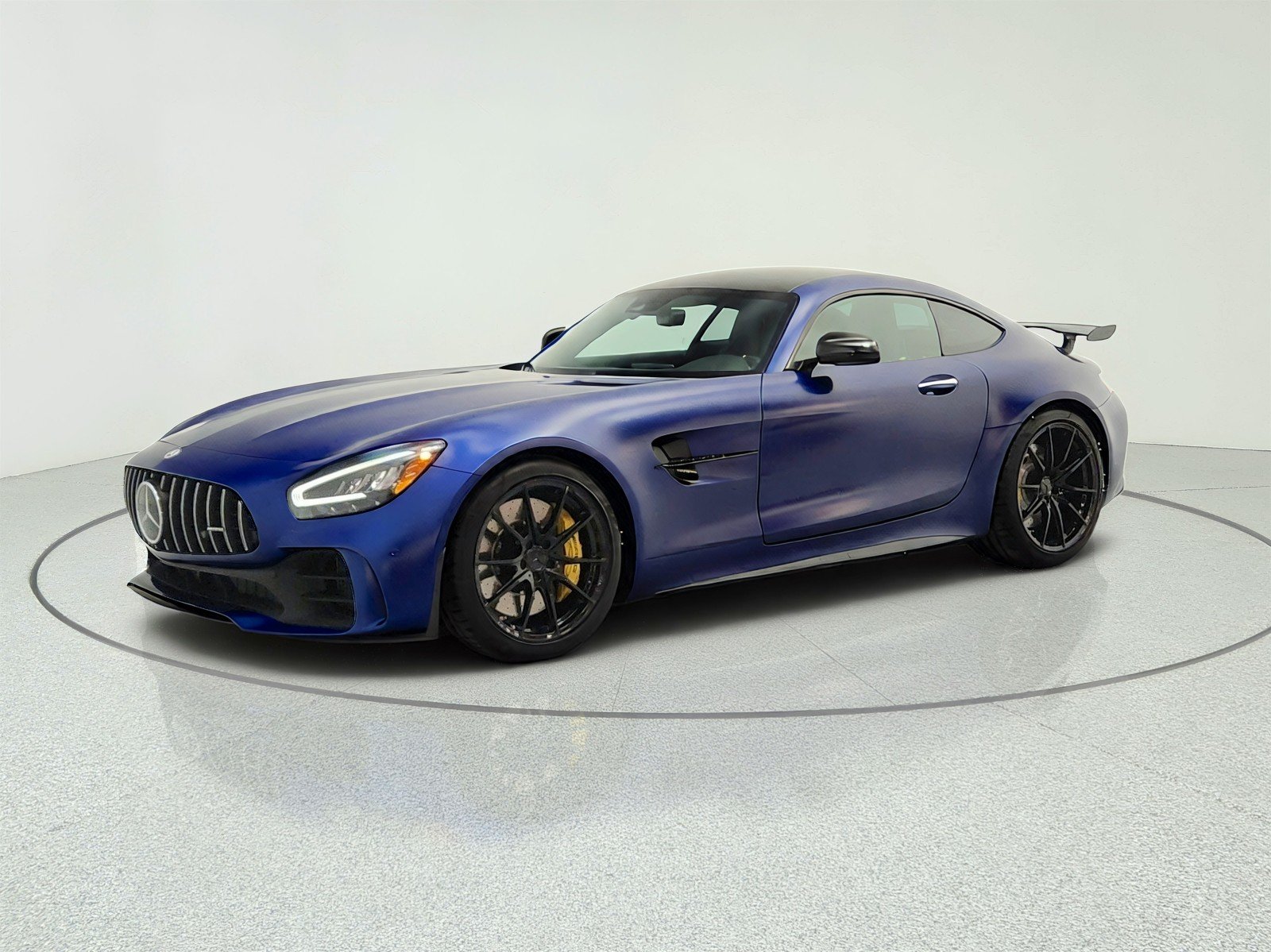 Certified Used 2020 designo Brilliant Blue Magno Mercedes-Benz AMG® GT R Coupe image 1