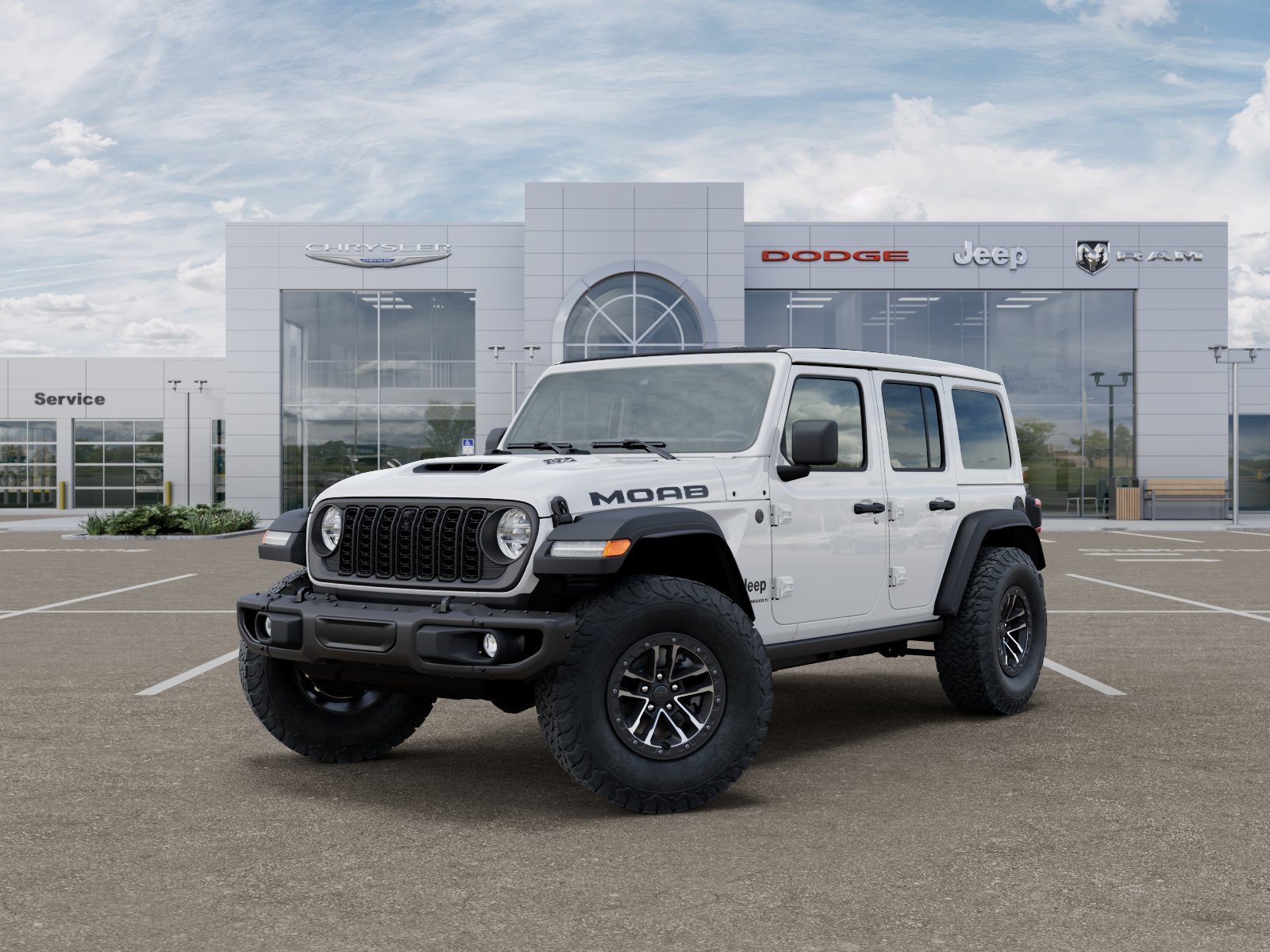 New 2026 Bright White Clear-Coat Exterior Paint Jeep Moab 392 image 27