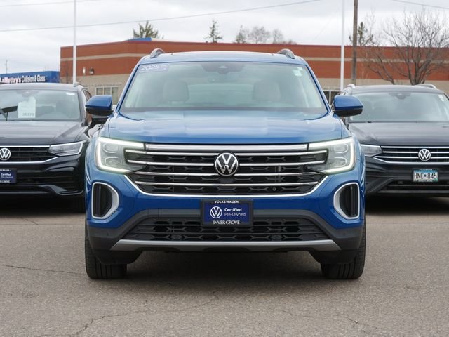 Certified 2025 Volkswagen Atlas SE w/Tech with VIN 1V2KR2CA6SC504244 for sale in Inver Grove Heights, Minnesota