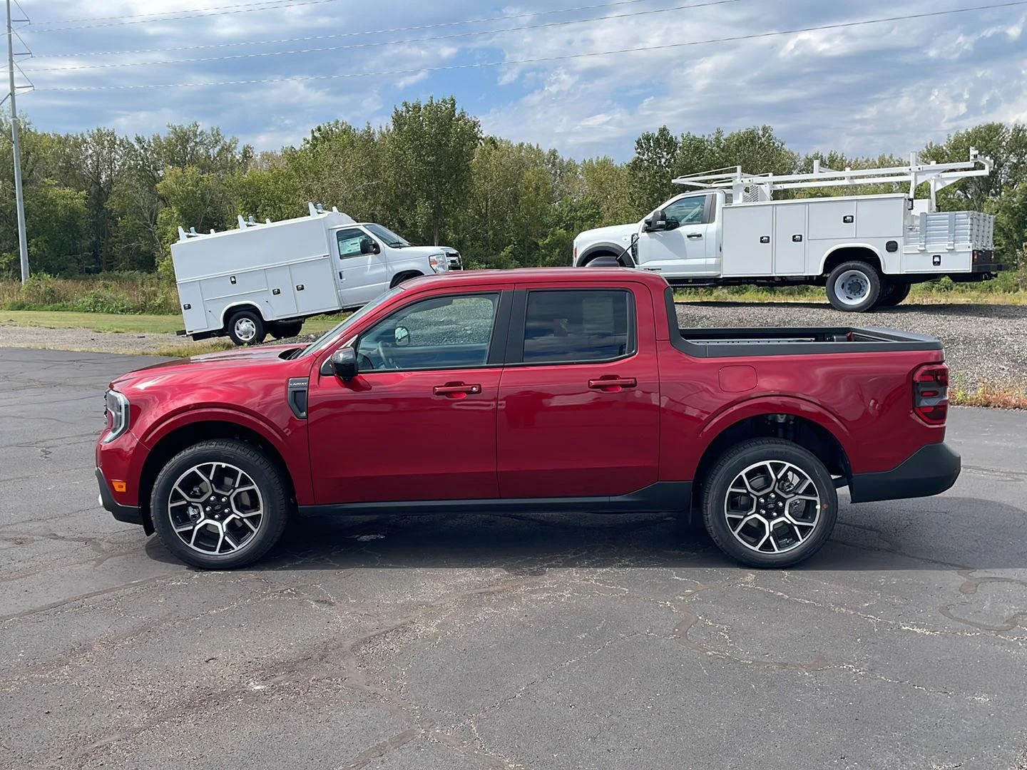 New 2026 Ruby Red Metallic Tinted Clearcoat Ford LARIAT image 2