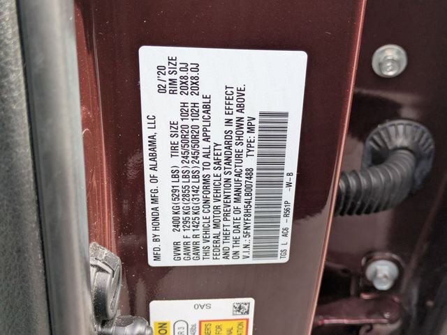 Used 2020 Red Honda EX-L image 24