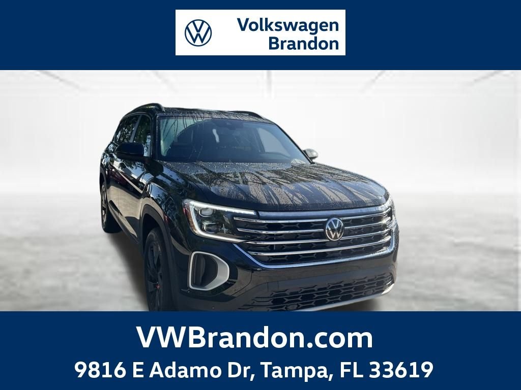 New 2026 Black Volkswagen SE w/Technology image 1