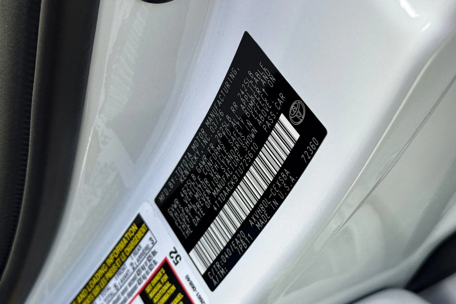 New 2026 White Toyota SE image 32