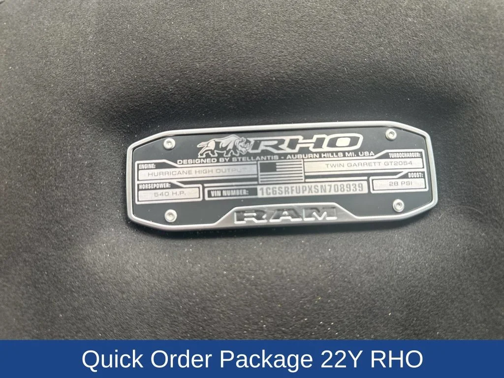 Used 2025 Granite Crystal Clearcoat Metallic Ram RHO image 29