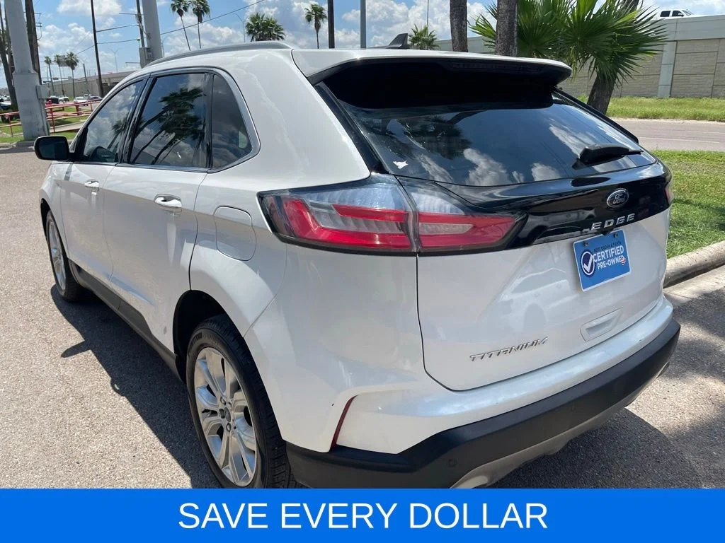 Used 2021 White Ford Titanium image 4