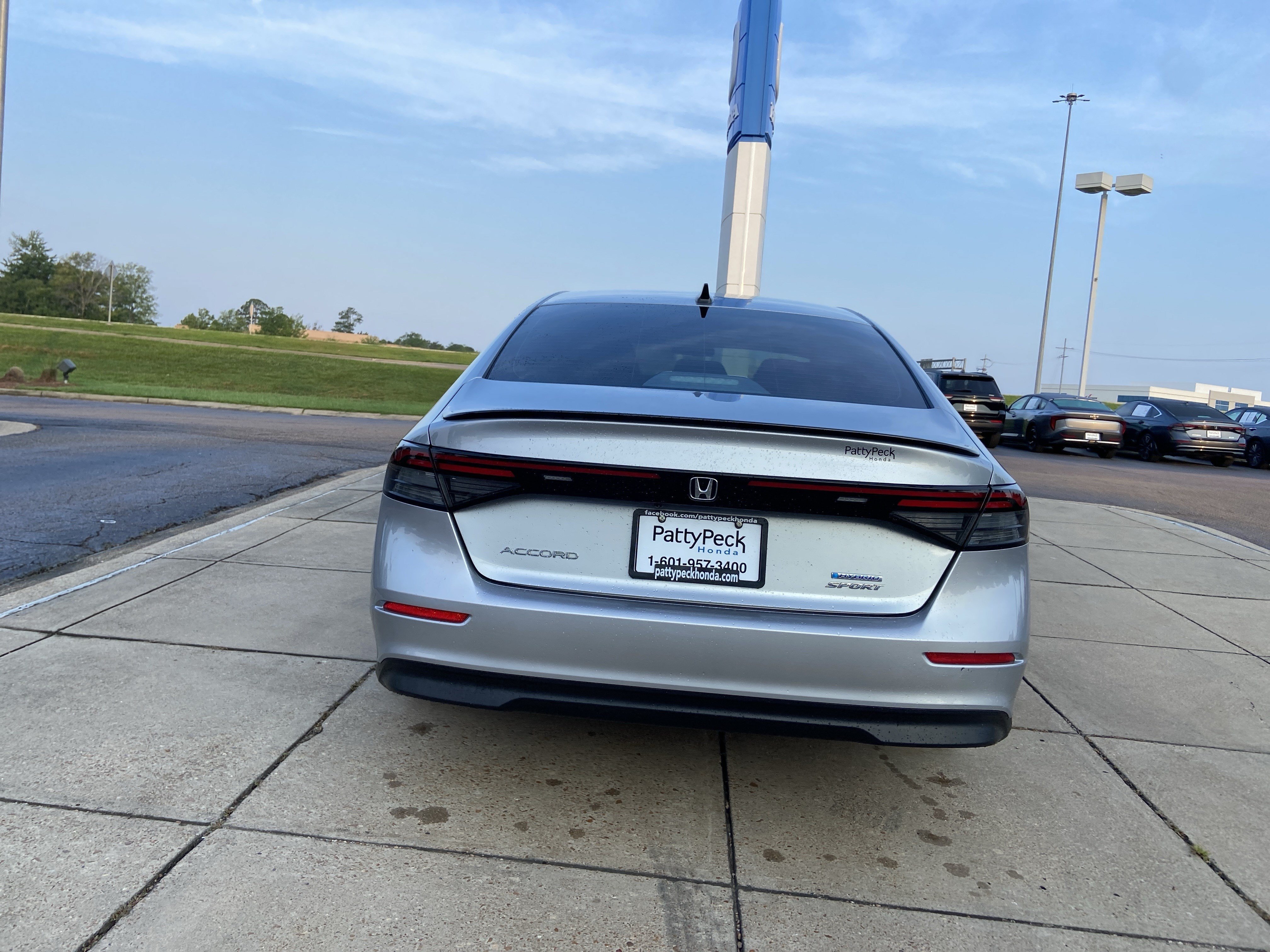 Used 2024 Solar Silver Metallic Honda Sport image 10
