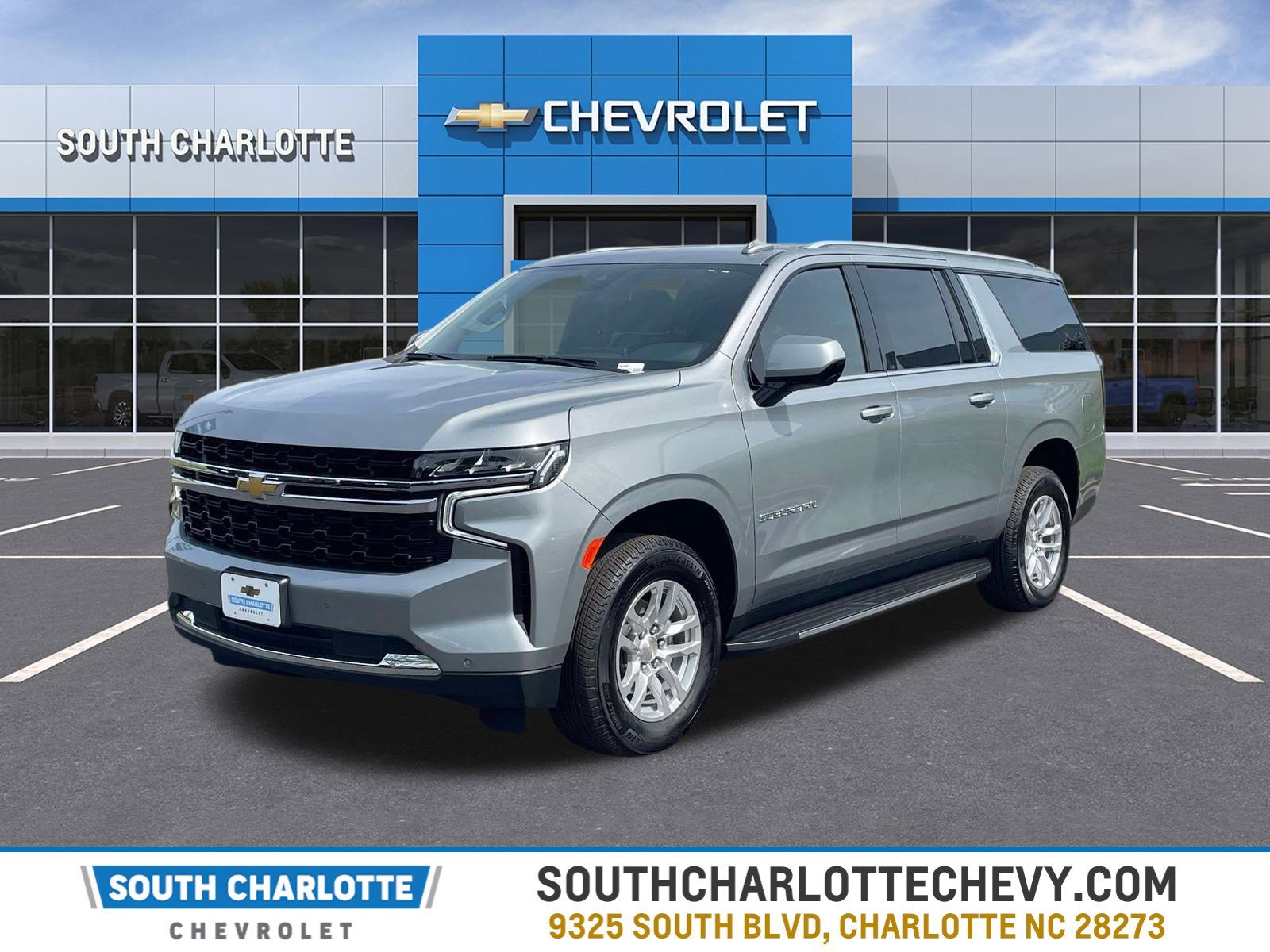 Sterling Gray Metallic 2024 Chevrolet Suburban LS 4WD SUV / Crossover Four-Wheel Drive