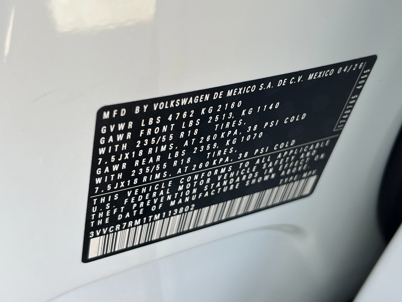 New 2026 Pure White Volkswagen S image 26