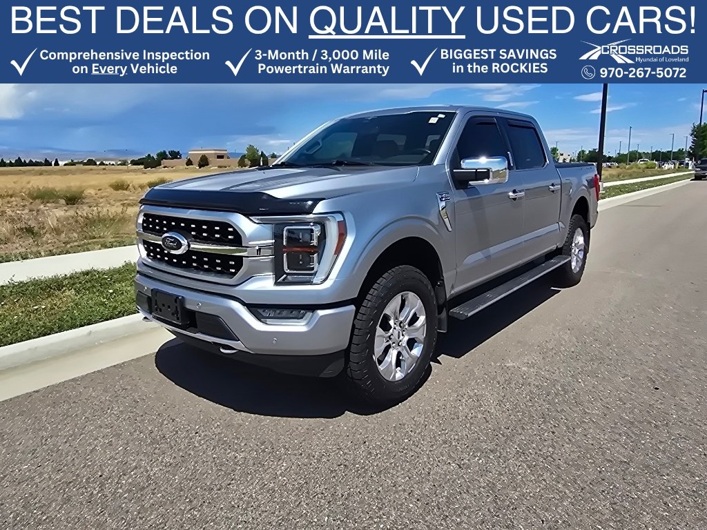 Used 2023 Iconic Silver Metallic Ford Platinum image 1