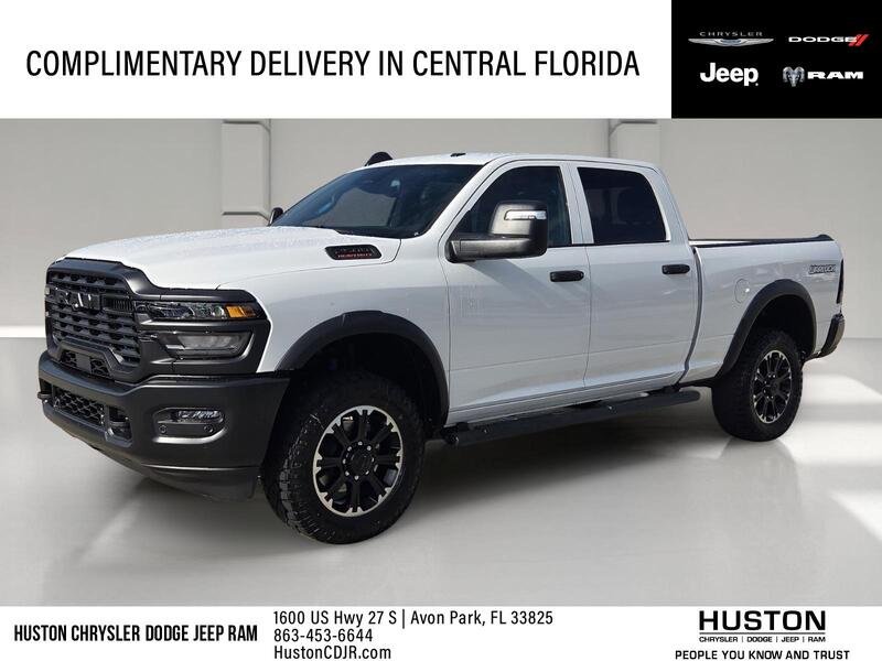 New 2026 Bright White Clear-Coat Exterior Paint RAM WARLOCK 4X4 CREW CAB 6