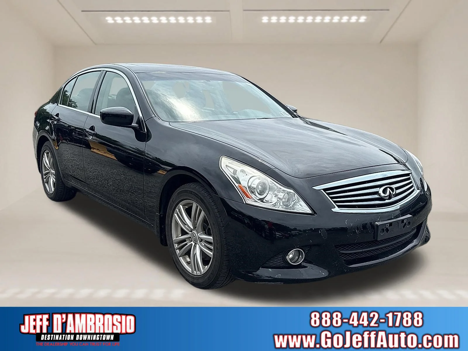 Used 2012 Black Obsidian INFINITI x image 1