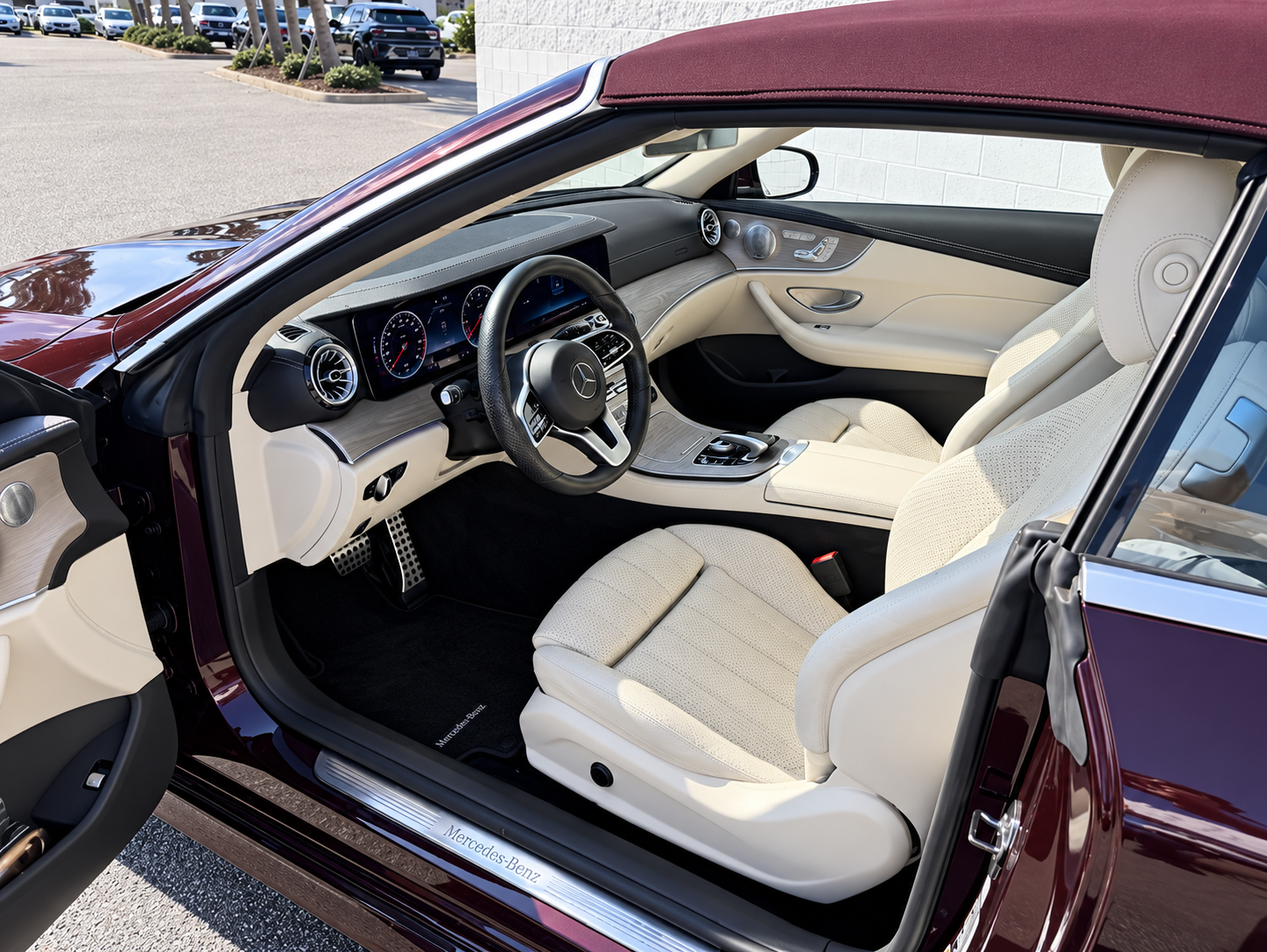 Used 2019 Rubellite Red Metallic Mercedes-Benz E 450 image 2
