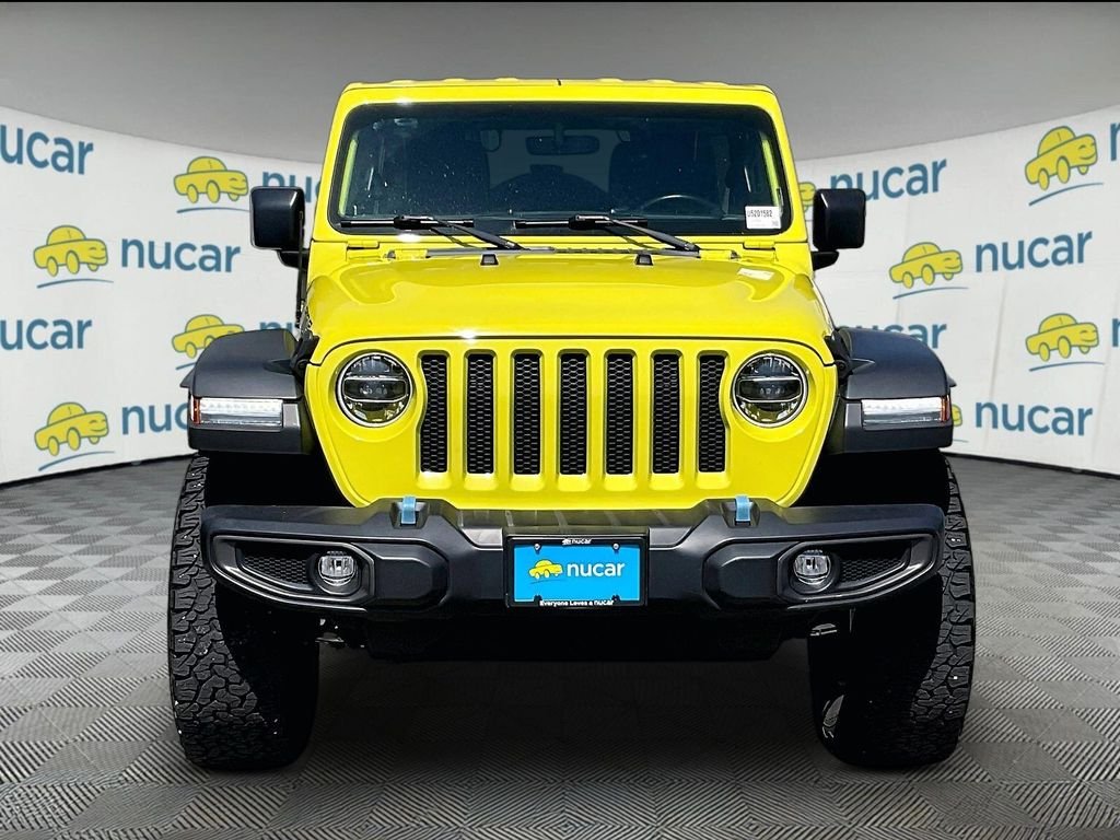 Used 2022 Yellow Jeep Unlimited High Tide image 2
